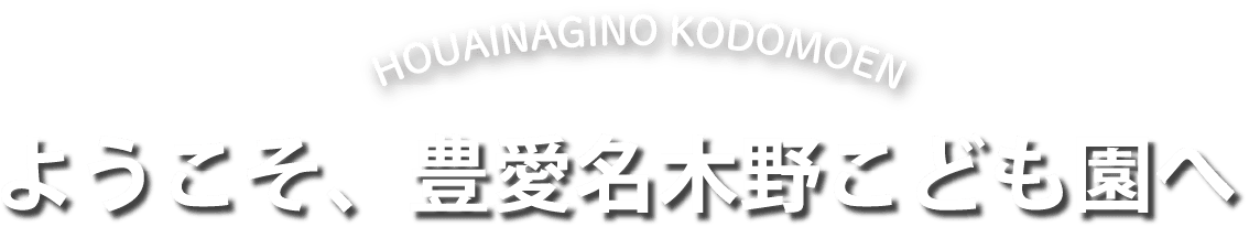 HOUAINAGINO KODOMOEN ようこそ豊愛名木野こども園へ